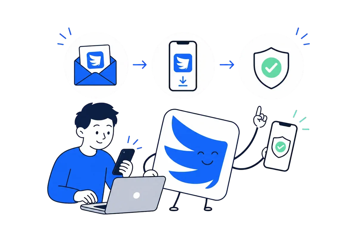 Подключение FlyVPS на телефоне и ноутбуке