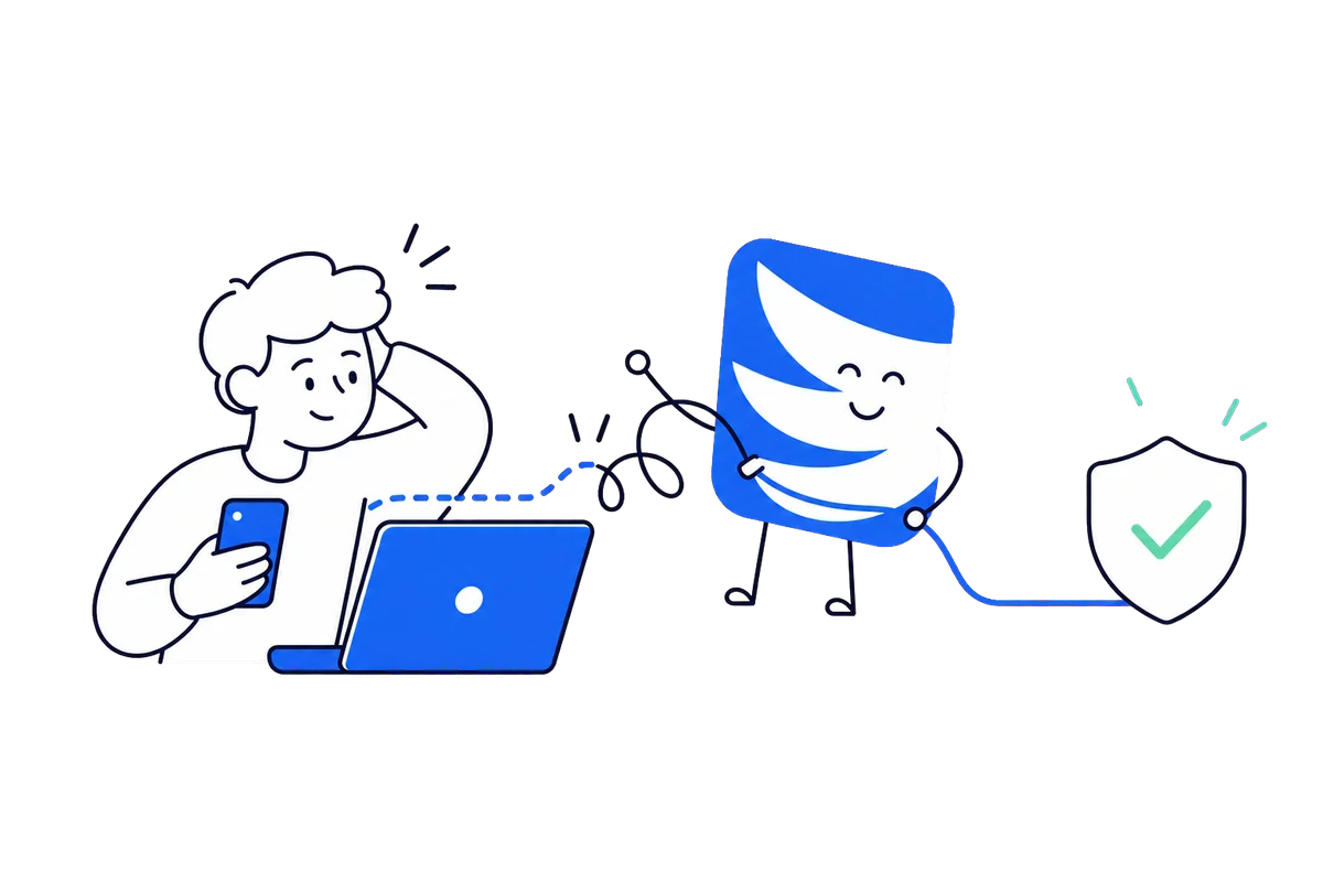 Поддержка помогает настроить FlyVPS